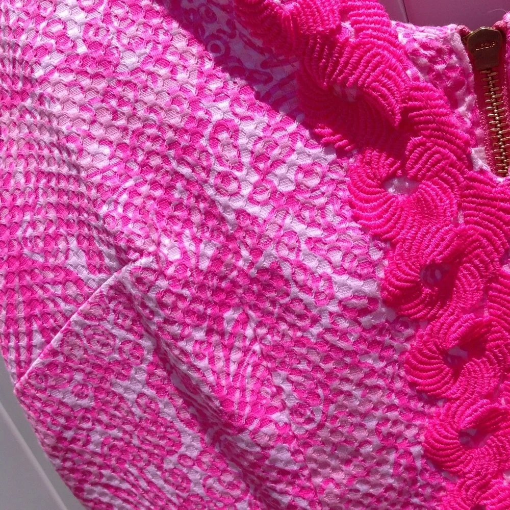 Lilly Pulitzer for Target Floral Pink Mini Dress - Picture 4 of 13